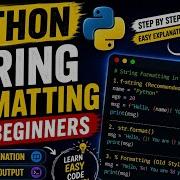 Python String Formatting Tutorial Chapter 3 Hindi F String Format Formatting Python