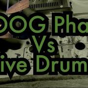 MoogerFooger MF 103 Phaser Vs Live Drums All Analog