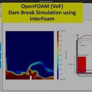 OpenFOAM Tutorial Simulation Of Dam Break Using InterFoam