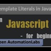 ES6 Template Literals In JavaScript Part 12 Important Feature