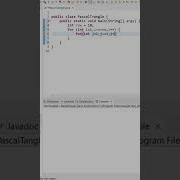Pascal Triangle In Core Java Javacode Coding Javadevelopment Programming Viralvideo