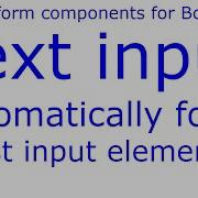 E9 Blazor Form Components For Bootstrap Automatically Focus First Input Element On Form