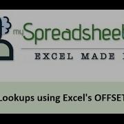 Video 00084 Multiple Lookups Using Excel S OFFSET Function