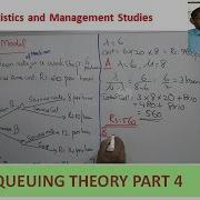 QUEUING THEORY PART 4 LearnSTATISTICS With Venugopalan P K