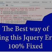 Fix Bootstrap S JavaScript Requires JQuery Version 1 9 1 Or Higher P2 Why Does This Error Occur