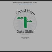 Cloud Hero Data Skills Work Through