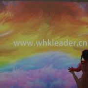 Interactive Fluid Art Installation Projection Dynamic Digital Art 3D Wall Magic Touch Games VRscreen