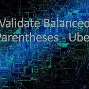 JavaScript Validate Balanced Parentheses GoodCode