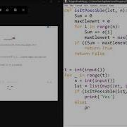 Polygon Possibility HackerEarth Python Solution