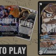 Как играть за Черного Маршала Ди Тича One Piece TCG