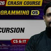 C Programming 05 Recursion CS IT CS IT GATE 2026 Crash Course