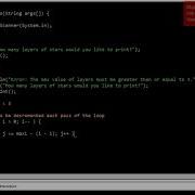 Programming In Java 1 Create Christmas Tree