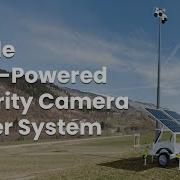 Lorex Mobile Solar Powered Security Camera Trailer 24 7 Surveillance Anywhere