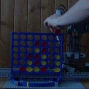 4RowBot NXT Connect 4 Robot Plays Connect4 And Loses