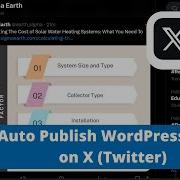 Auto Publish WordPress Post On X Twitter