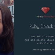 Ruby Snack 09 Nested Forms Part 2 Add And Delete Child Objects With Cocoon
