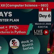 1 Shot And PYQs Of Data Structure Stack In Python Important Questions Class 12 Computer Science