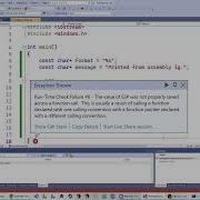Calling Functions In Assembly C And Their Calling Conventions