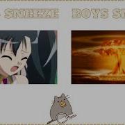 Girls Vs Boys Sneeze Girl Sneeze Memes