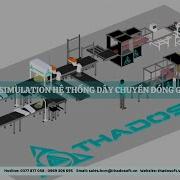 Thiết Kế Simulation X KR SCARA X Automatic Packing Systems Automation Simulation THADOSOFT Xhuong