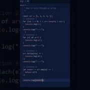 ASMR Programming How To Loop Through An Array In Javascript No Talking Shorts Short