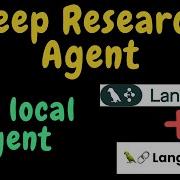 Open Deep Research 100 Free Agent Running Locally Langchain Langgraph Agent Coding