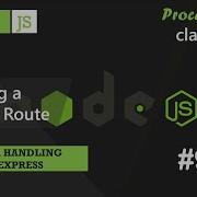90 Создание маршрута по умолчанию Обработка ошибок в Express Полный курс по NODE JS