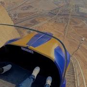 INSANE POV 155 MPH 3 Mile Long Coaster Falcons Flight OVER 600 FT Tall Coaster