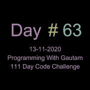 Parameterized Non Parameterized Constructors 111 Day Code Challenge Programming With Gautam