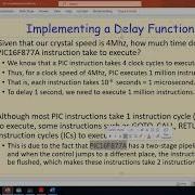 Implementing A Delay Function In PIC16F877A
