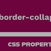 CSS Property Border Collapse Explained