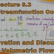 Fluid Mechanics 8 3 Streamfunction Concept