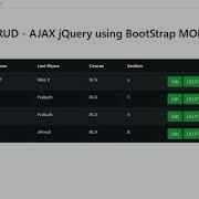 AJAX CRUD Laravel Delete Data Without Page Reload Using AJAX JQuery With Bootstrap Modal