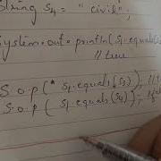 String Length And String Comparison Java Lecture 41
