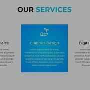 Responsive Our Service Section Using Materialize CSS