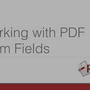 Working With Form Fields With The PDF Manipulator DC Plug In