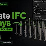 How To Create IFC Arrays In Blender Bonsai Parametric BIM Workflow