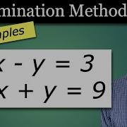 Elimination Method For Solving Systems Of Equations Addition Subtraction