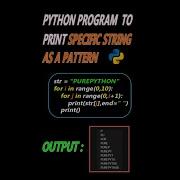 Python Program Print A Pattern Python Pattern Programs Printing Strings In Right Triangle Shape