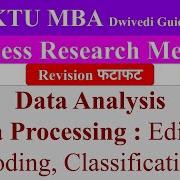 9 Business Research Methods Chapter 5 Unit 5 Business Research Methods Mba 2nd Sem Bba 4th Year