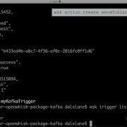 Creating Actions In OpenWhisk