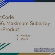 每日一题 1856 Maximum Subarray Min Product 5 12 2021