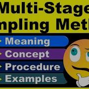 Multi Stage Sampling Method Sampling Techniques Research Methodology Marketing Research