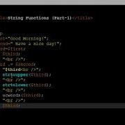 PHP MySQL Tutorial 7 Strings Part 1 YouTube