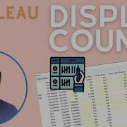 How To Display Counts In Tableau
