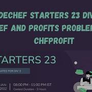 Chef And Profits Problem Code CHFPROFIT CodeChef Starters 23 Division 3 Problem Solution C