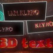 3D TEXT Like AE On Node Video FREE PRESET