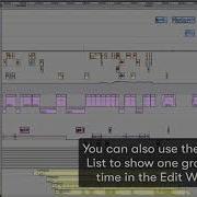 Pro Tools Tech Tips Navigating Using The Tracks List