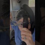 DIY Butterfly Cut Long Layers Home Haircut Shorts Greyhair