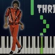 Michael Jackson THRILLER Easy Medium Piano Tutorial